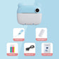 Kid Instant Print Camera - Fun Photography for Kids, Light, Simple to Use, Black & White Prints