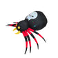 Spider Inflatable With LED Skull Abdomen Halloween Decor