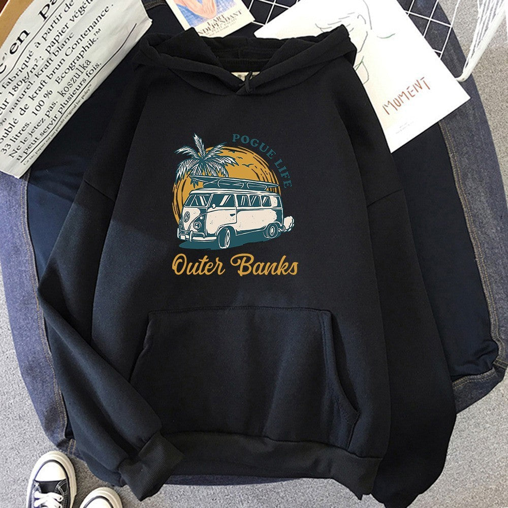 Cozy Oversized Unisex Hoodie - Pullover, Polyester, Casual