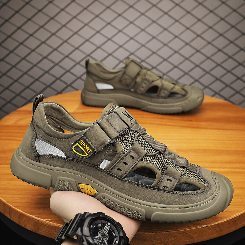 men's Breathable water shoes - casual, PU and mesh upper, EVA sole, for water activities