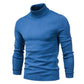 Plush Men's Turtleneck Sweater - Slim Fit Viscose Winter