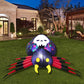 Spider Inflatable With LED Skull Abdomen Halloween Decor
