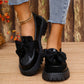 Thick Varnished Leather Moccasins for Women with Robust Sole for Comfort and Style-6