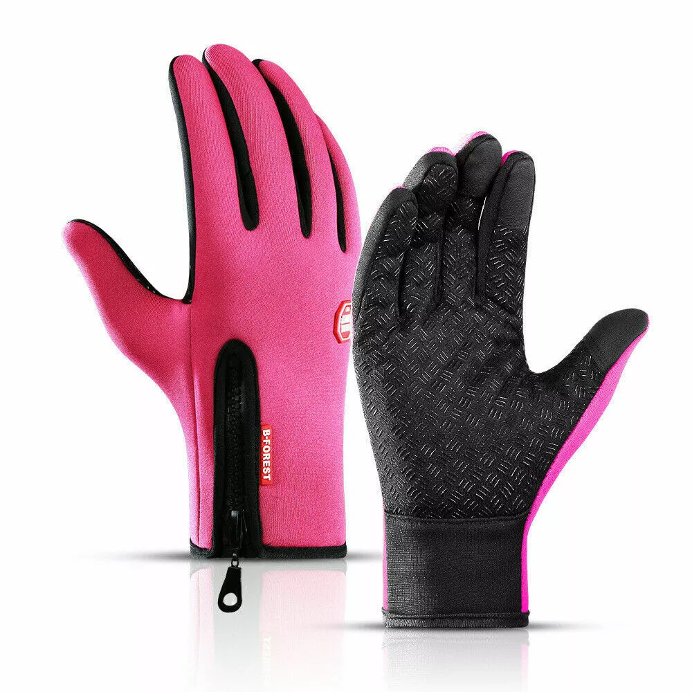 Windproof & Water-Resistant, Anti-Slip Unisex Gloves for Cycling and Cold Weather – Winter Thermal Touchscreen Gloves