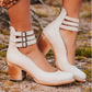 Variant image for Elegant Black Women's Pumps with Adjustable Buckles for Comfort and Style-31