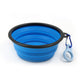 Collapsible Travel Bowl With Clip Silicone Dog Bowl Travel-Friendly Pet Hydration For Travel 2025 Holiday