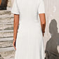 Casual Women's Summer Dress, Lightweight Short Sleeve Knee-Length Dress for Comfortable Everyday Wear-2
