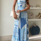 Elegant Long Sleeve Maxi Dress with Arc Back Design, Lightweight Fabric for Special Occasions, Flattering Fit for Women-4