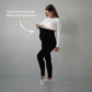 Comfortable Maternity Leggings with Supportive Stretch Belt for Pregnancy and Postpartum, Full-Length Yoga Pants-4