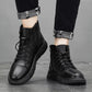 Supportive High Top Boots - Lace Up, Leather, Regular