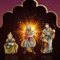 Nativity Kit 4 Inch Resin Figures 11 Piece Manger Scene Nativity Christmas Decor Indoor Outdoor Catholic Gift