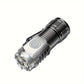 Tactical LED Mini Flashlight - USB Battery-Powered 5 Modes Work Light for Hiking, Camping, Car Repair, Travel-Friendly Torch with Clip & Magnet