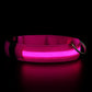 LED Dog Collar Battery-Powered Luminous Compact Dog Night Walks Fall 2025 Flashing Anti Lost Safety