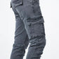 Stretch Cargo Jeans for Men, Comfortable Fit with Functional Pockets, Elastic Denim for Versatile Style-5