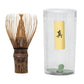 Matcha Kit Ceramic Bowl With Bamboo Whisk Traditional