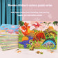 Thinking Logic Wooden Puzzle Jigsaw for Kids - Animal Vehicle Educational Gift