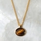 Layered2026 Edition Gold Tone Necklace Kit With Resin Stone Pendants Boho Statement Jewelry Gift Idea Fall