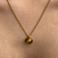 Layered2026 Edition Gold Tone Necklace Kit With Resin Stone Pendants Boho Statement Jewelry Gift Idea Fall