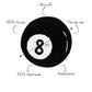 8 Ball Rug Round Tufted Halloween Floor Mat Fall 2025 Indoor Accent Plush Acrylic Entryway Rug