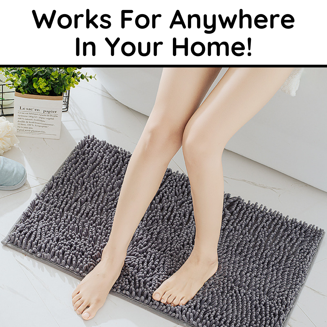 Paw-Drying Floor Mat With Superabsorbent Fast-Dry Microfiber Anti-Slip Backing 31.5x20 Inches Fall 2025 Pet Maintenance Gift