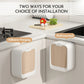 Sensor Motion Trash Can Hanging Bin For Cabinet Door