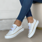 Trendy Black Low-Top Sneakers with Gold Accents for All-Day Comfort and Durable PU Leather Construction-5
