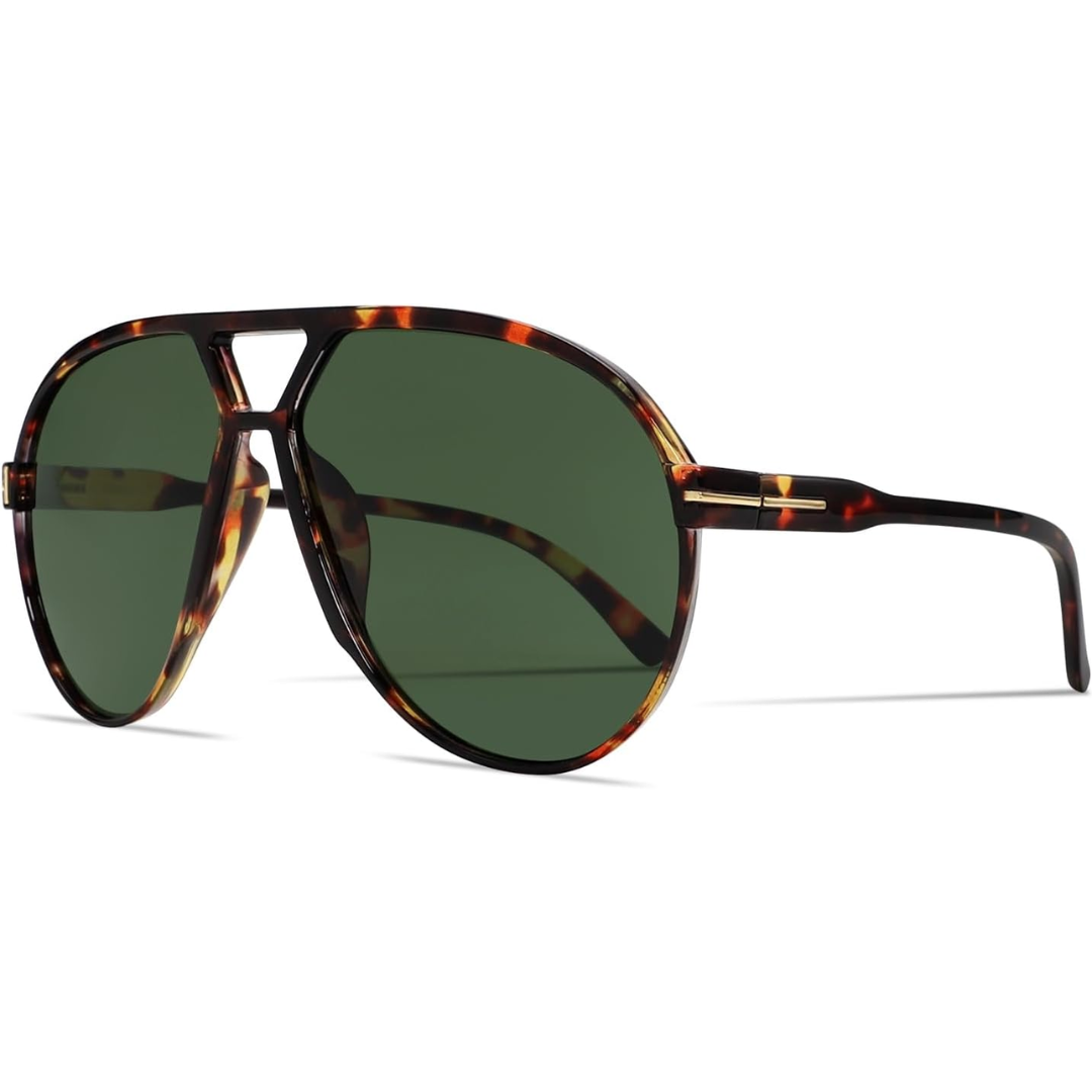 Atemberaubende unisex Aviator Sonnenbrille – oversized quadratische Gläser, leichtes Gestell, für Sommer 2025 9