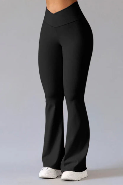 Atmungsaktive Damen Sporthose – asymmetrischer Schnitt, Baumwoll-Polyester-Mix, für Fitness und Freizeit 0