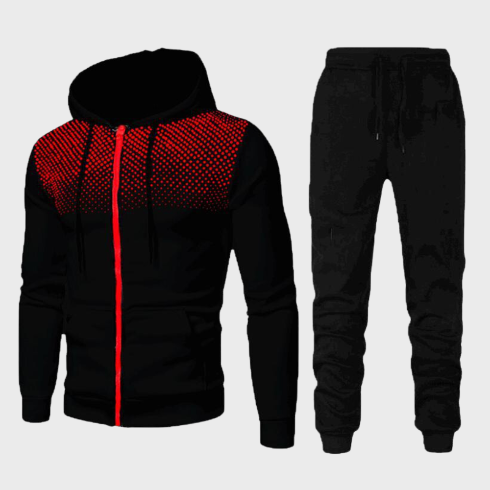 Atmungsaktiver Herren Trainingsanzug – Slim Fit, weiche Materialien, für Sport und Freizeit 1