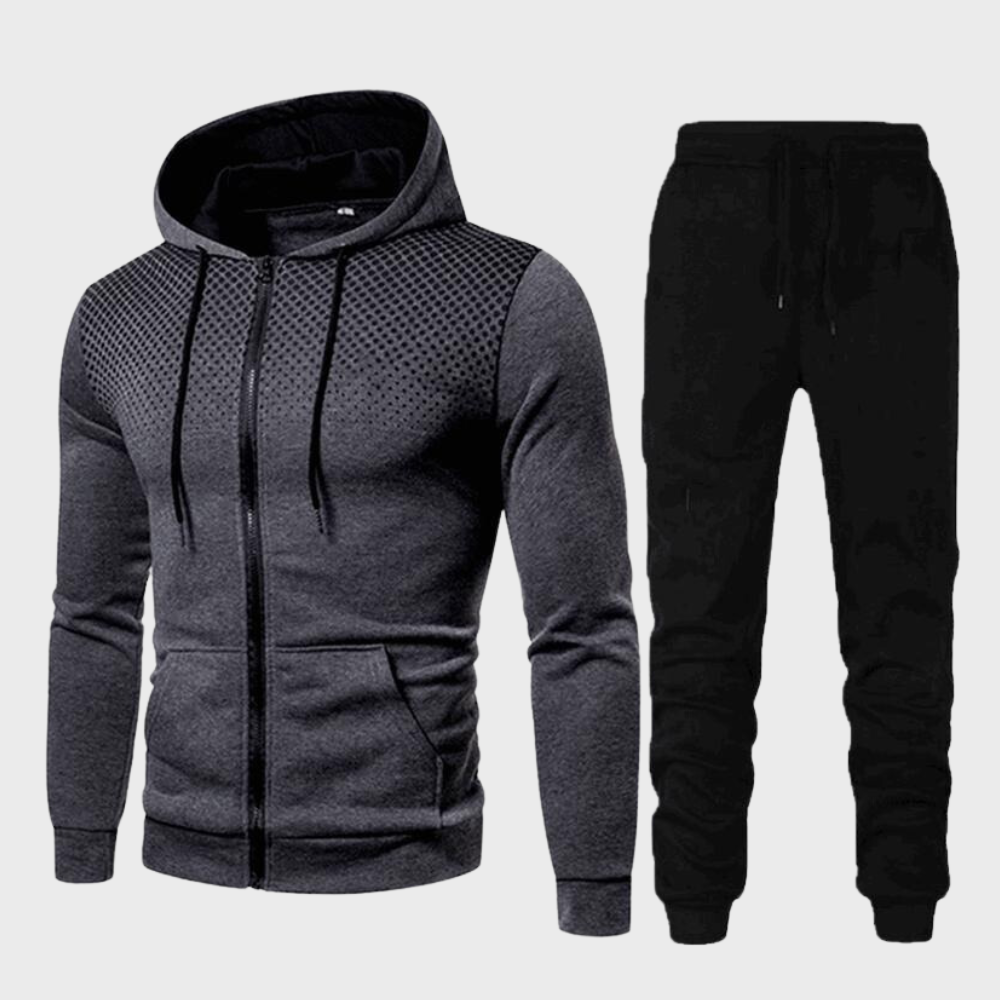 Atmungsaktiver Herren Trainingsanzug – Slim Fit, weiche Materialien, für Sport und Freizeit 2