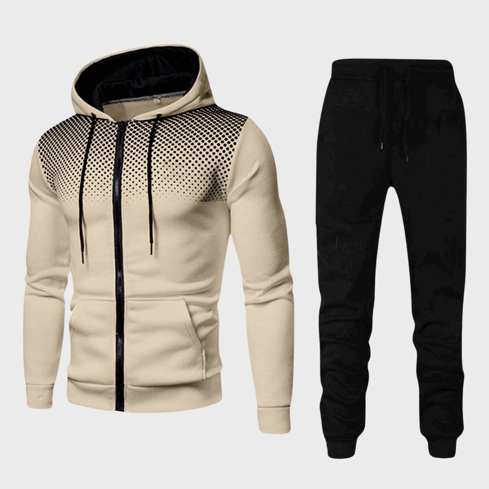 Atmungsaktiver Herren Trainingsanzug – Slim Fit, weiche Materialien, für Sport und Freizeit 3