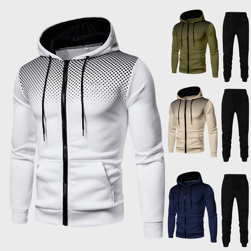 Atmungsaktiver Herren Trainingsanzug – Slim Fit, weiche Materialien, für Sport und Freizeit 6