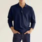 Atmungsaktives Herren Langarmshirt – lässiger Schnitt, 100% Baumwolle, für den Sommer 3