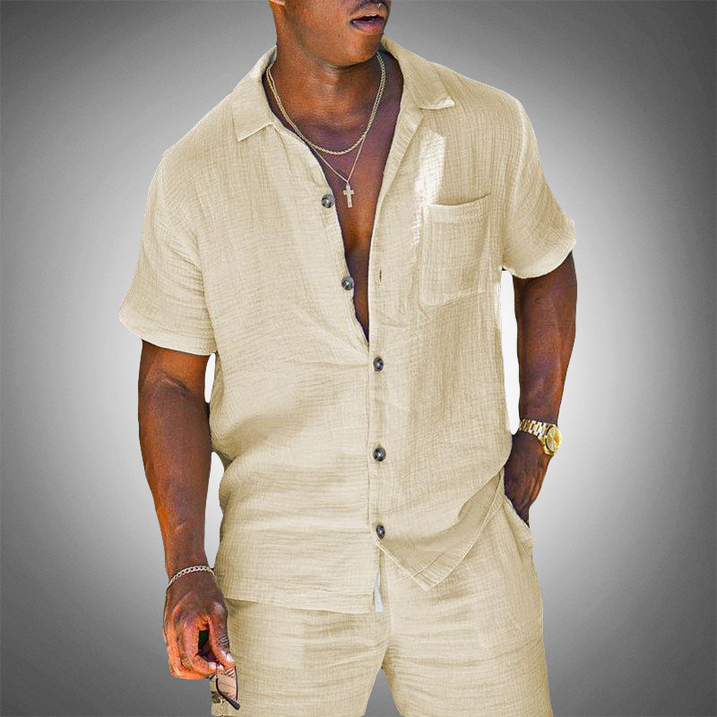 Atmungsaktives Herren Leinen Set – Slim Fit, hochwertig, für Hochzeit und formelle Anlässe 2