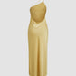 Elegant Backless Black Maxi Dress for Women, Open Shoulders Satin Long Dress for Special Occasions-4
