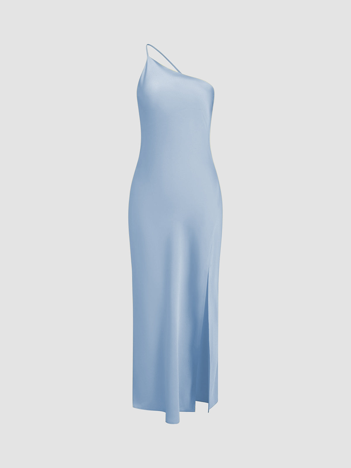 Variant image for Elegant Backless Satin Floral Maxi Dress for Women with Open Shoulders and Long Skirt, Perfect for Special Occasions-17