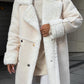 Women's Insulating Faux Fur Coat - Long Oversized, For Cold