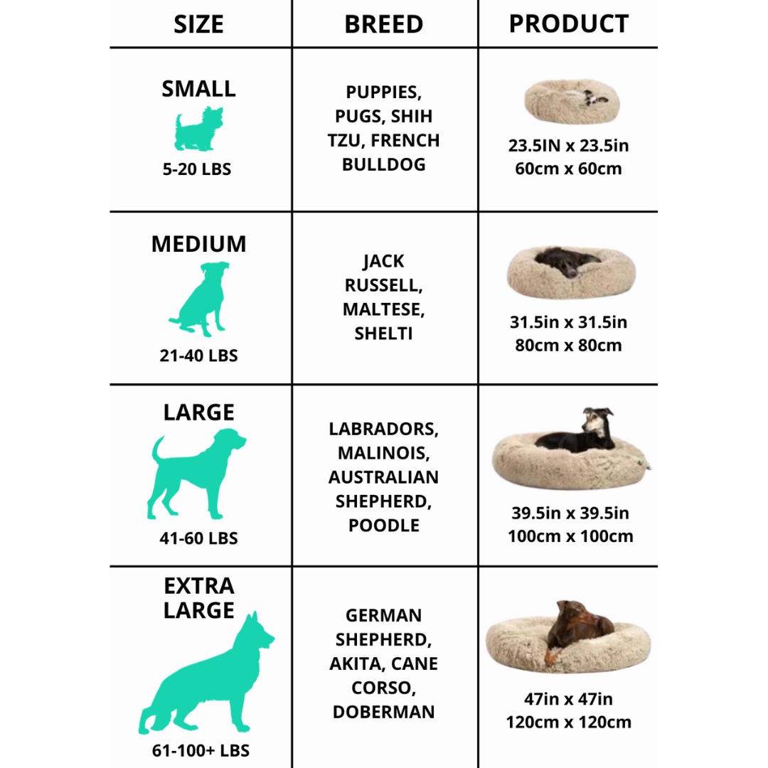 Dog Calming Bed Ultra Plush Cozy Nest With Raised Rim For Relaxing Sleep Fall 2025 Gift Idea
