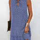 Sleeveless Women's Dress with Unique Print and Flattering Fit for Spring Styling-2