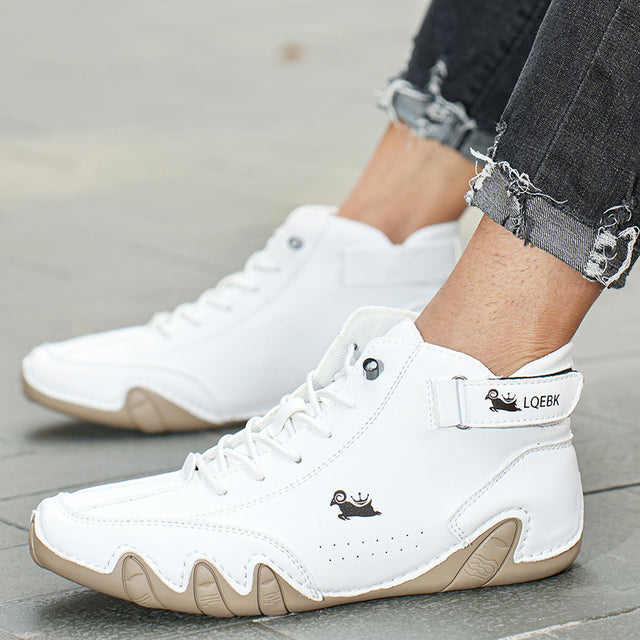 Unisex Leather Barefoot Shoes with Anti-Slip Design and Breathable Comfort for Daily Wear-4