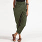Bequeme Damen-Cropped-Hosen – Front-Knot-Design, Polyester, für den Sommer 2