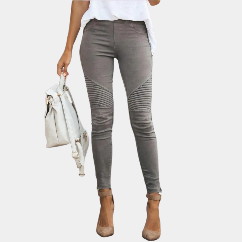 Bequeme Damen-Jeggings – hochtailliert, elastisch, für Alltag und Abendveranstaltungen 2