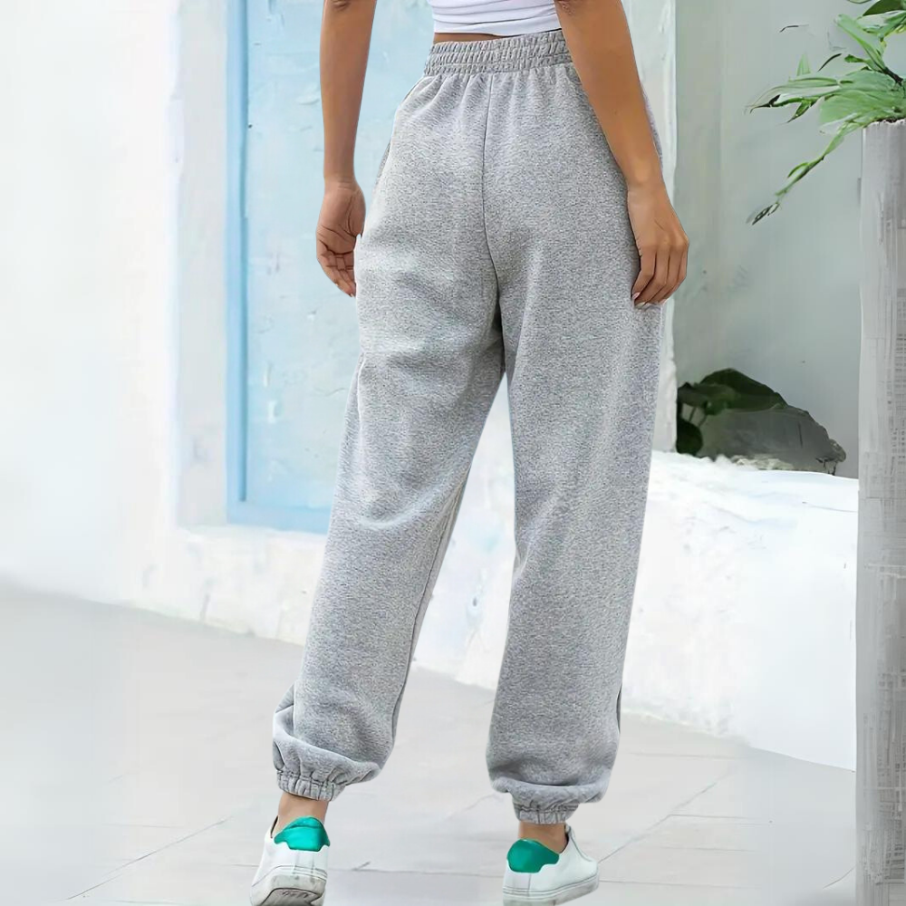 Bequeme Damen Jogginghose – hohe Taille, elastisches Material, für Freizeit und Sport 8
