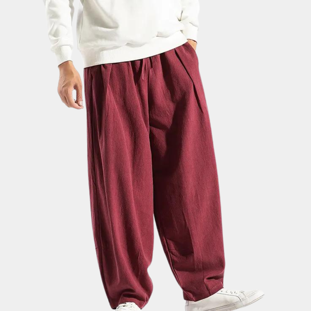 Bequeme Herren Sommerhose – lockere Passform, Baumwolle, für Freizeit und Büro 4