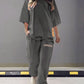 Bequemes Damen Loungewear Set – oversized T-Shirt und lockere Hose, weicher Stoff, für entspannte Tage 8