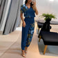 Bequemes Damen Set – Twin Set mit Bluse und Hose, elastischer Bund, hochwertiges Polyester, für jeden Anlass 1
