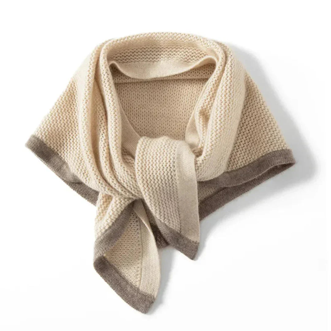 Plush Women's Cashmere Shawl - Rectangular Knit, For Travel