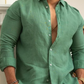 Classic Men's Dress Shirt, Lightweight Button-Up, Breathable Fabric, Versatile Fit for Casual and Formal Occasions-2
