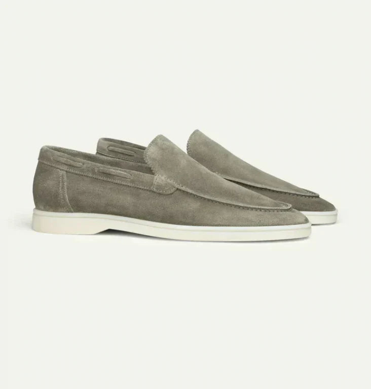 Classic Suede Moccasins for Men and Women, Comfortable Slip-On Moccasin Shoes in Standard Sizes-2