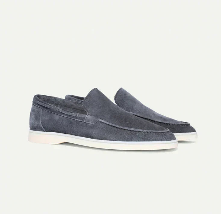 Classic Suede Moccasins for Men and Women, Comfortable Slip-On Moccasin Shoes in Standard Sizes-3